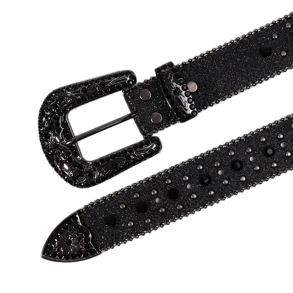 Fashionable Western Belt with Rhinestones