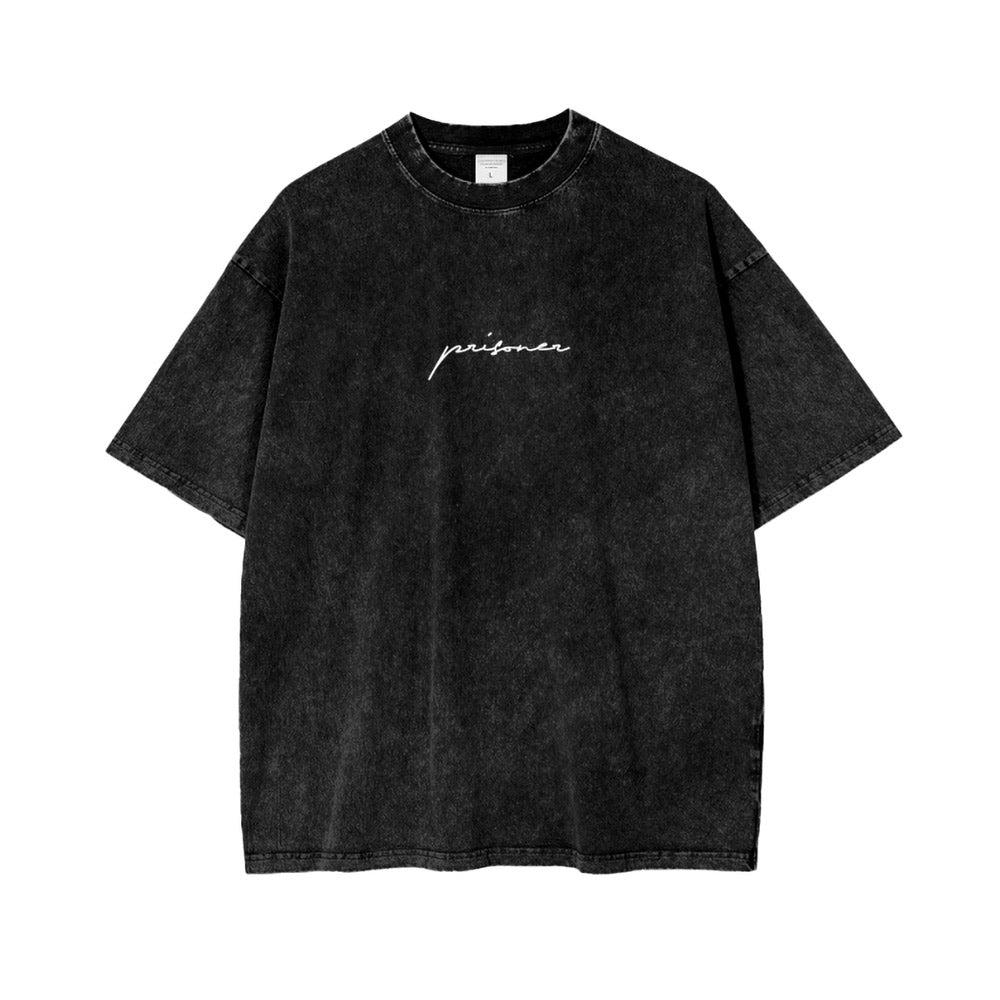 Sex is Great Acid Wash Oversized T-Shirt in Black - Vintage Style Tee