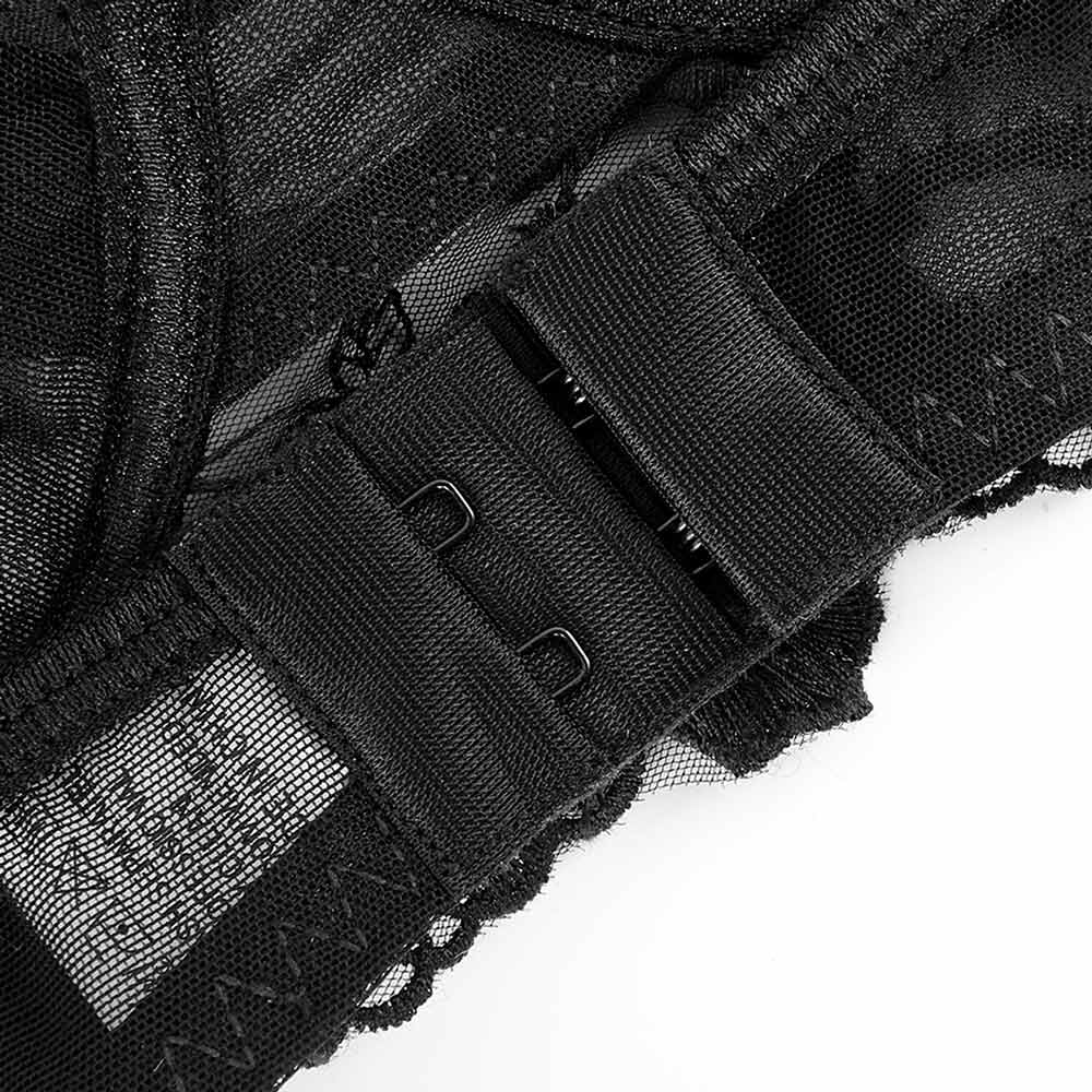 Sophisticated floral lace lingerie ensemble