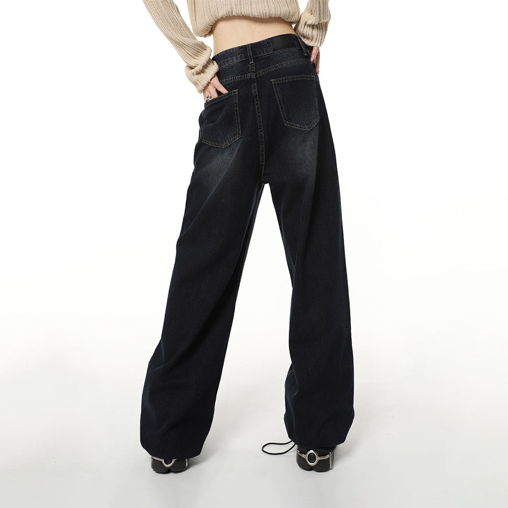 High Waisted Baggy Wide Leg Jeans | Y2K Pants Women