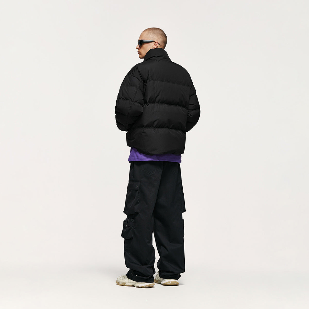 Street Style Winter Wear - Black Puffer