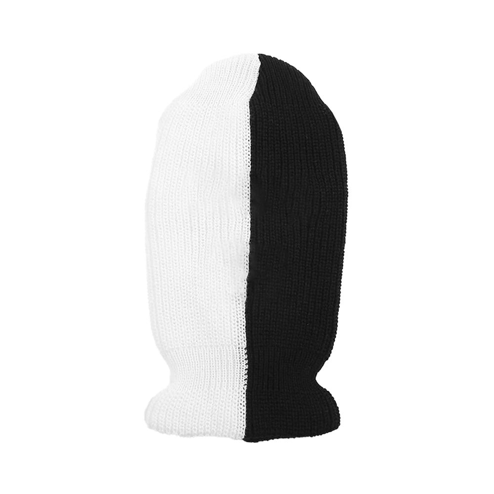 Black and White Balaclava - Three Hole Ski Mask
