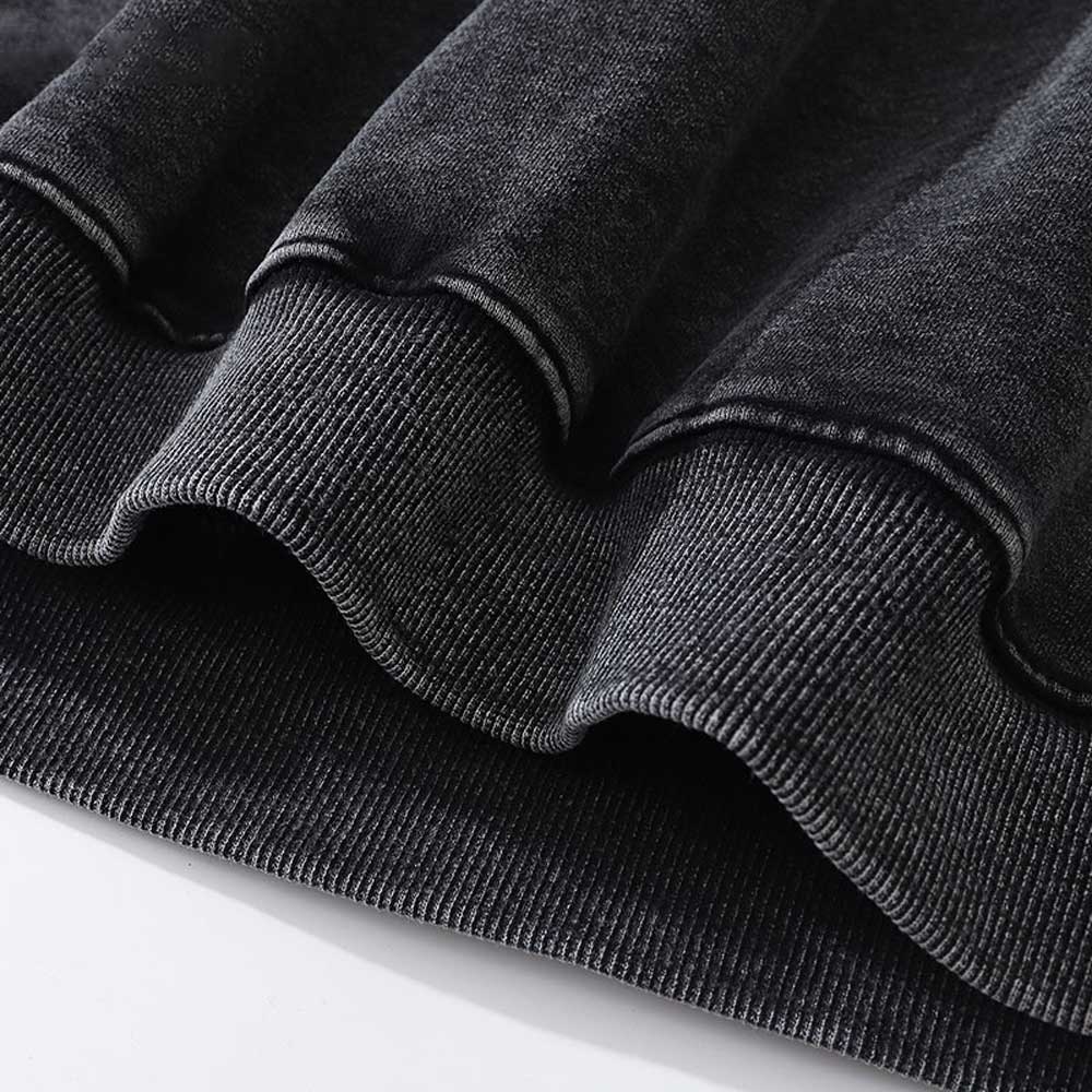 Doberman Hoodie - Oversized Washed Hooded Sweatshirt