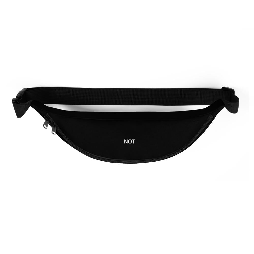 Not Infected Bum Bag - Black Fanny Pack