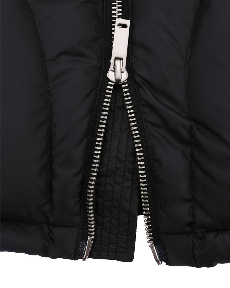 Silver Tone Zip Detail - Urban Street Style Jacket