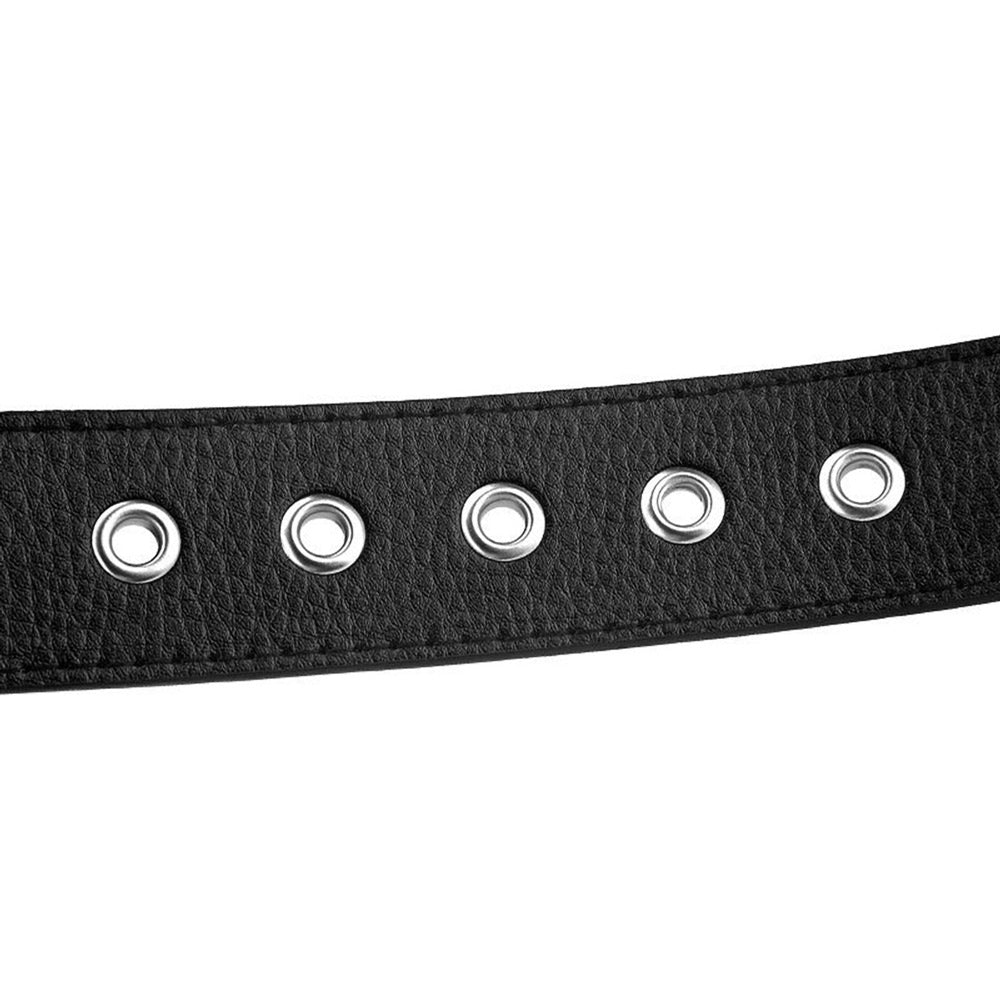 Black Leather Belt - Edgy Fashion Essential