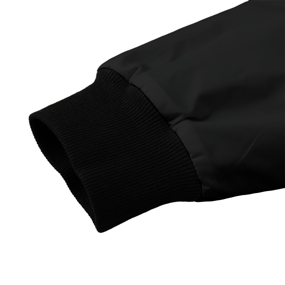 Sleeve cuff of windproof Marilyn Monroe bomber jacket