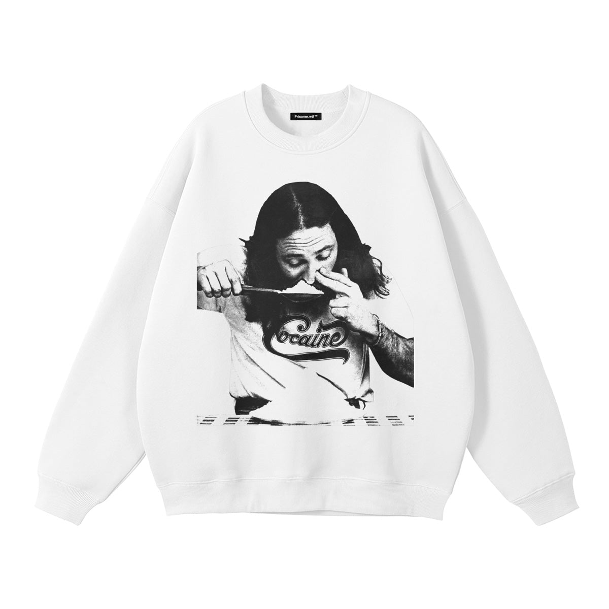 Reines Weißes Sweatshirt