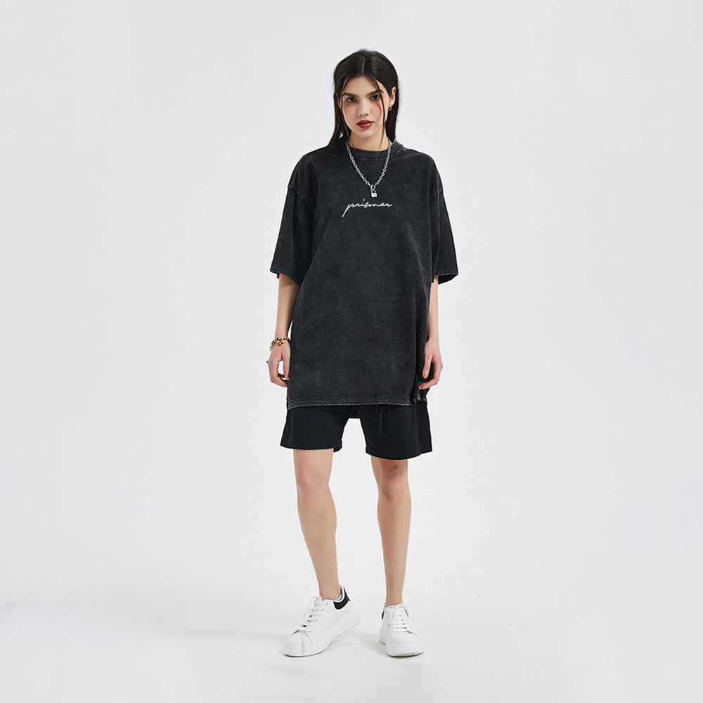 Streetwear Style Essential - Sex is Great Acid Wash Oversized T-Shirt