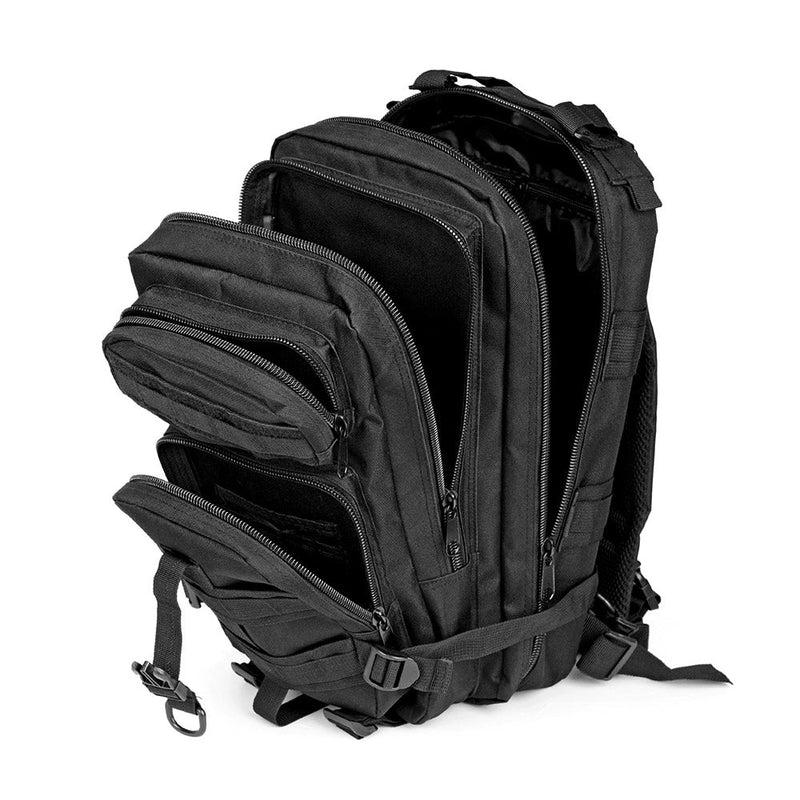 Black Military Tactical Backpack - Durable and Stylish Urban Gear