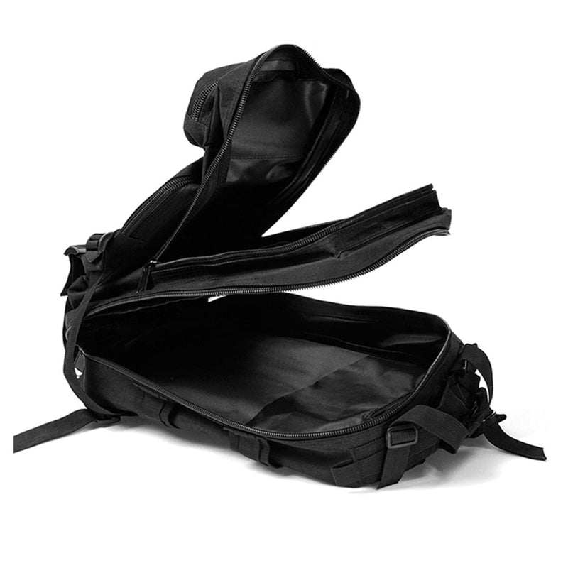 Sleek Black Military Gear Bag for Your Next Expedition