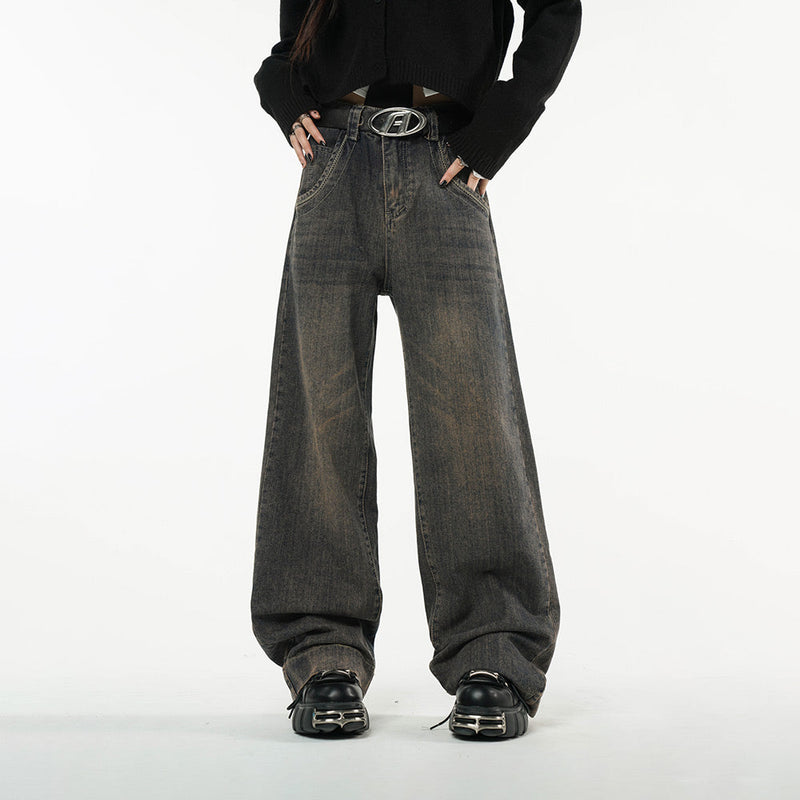 High Rise Baggy Wide Leg Jeans | Women’s Denim Pants
