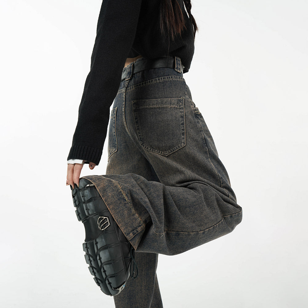 High Rise Baggy Wide Leg Jeans | Women’s Denim Pants