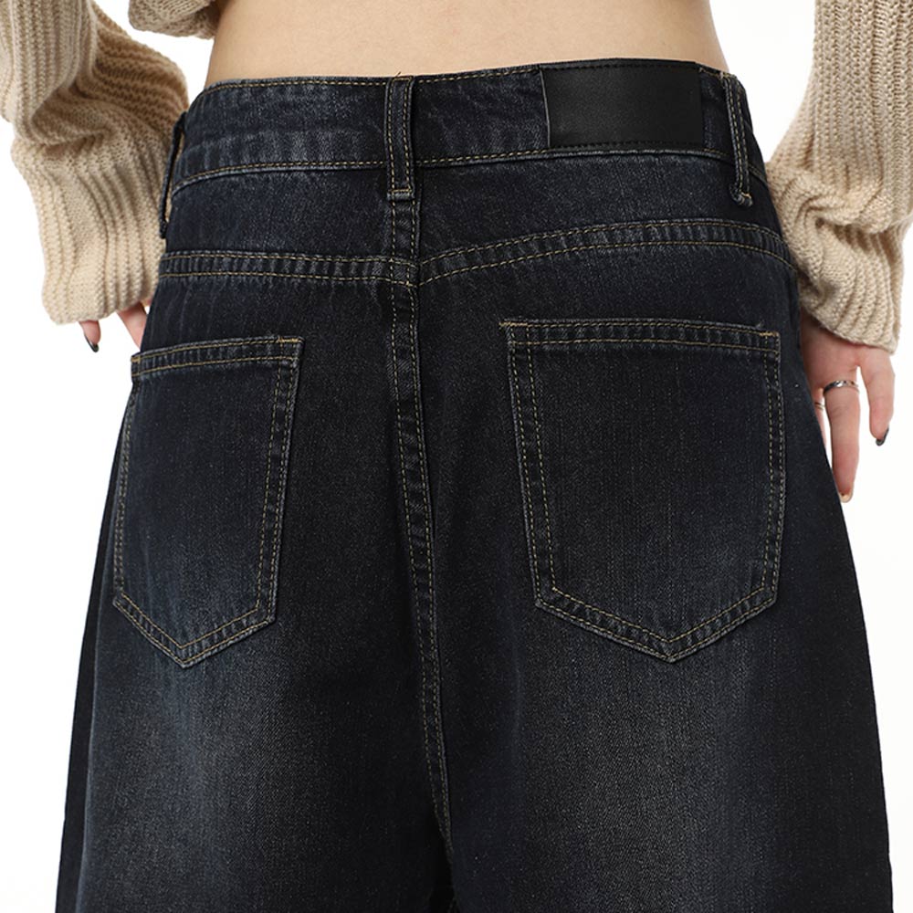 High Waisted Baggy Wide Leg Jeans | Y2K Pants Women