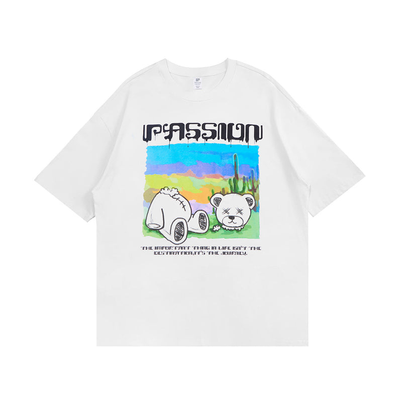 Killed Teddy Bear T-Shirt - Passion Graphic Tee Shirt