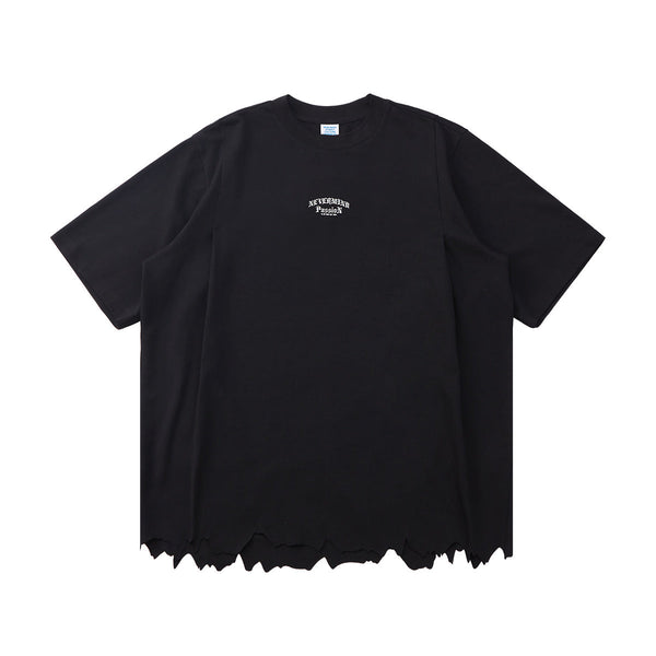 Streetwear Clothing - Black Ripped T-Shirt