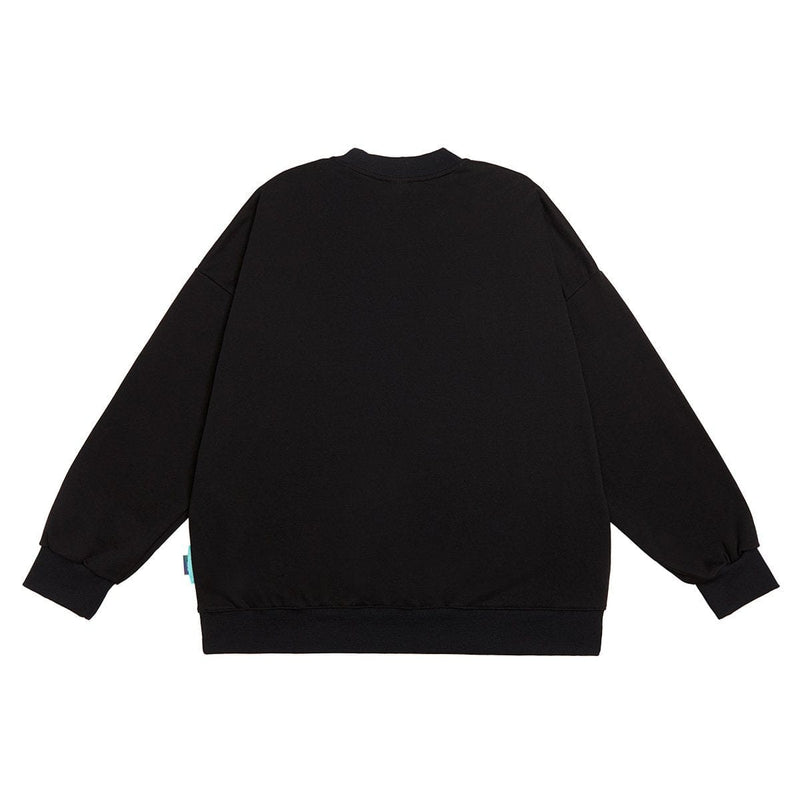 Reflective Teddy Bear Sweatshirt | Streetwear Crewneck