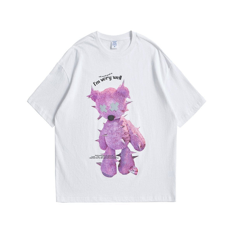 Reflective Teddy Bear T-Shirt | Streetwear Graphic Tee