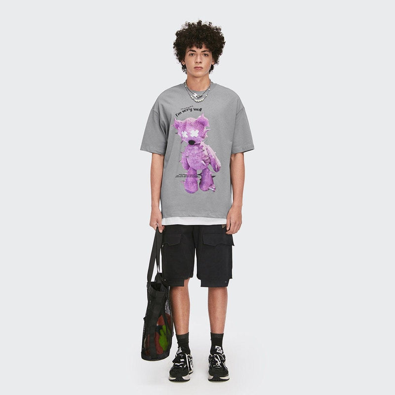Reflective Teddy Bear T-Shirt | Streetwear Graphic Tee