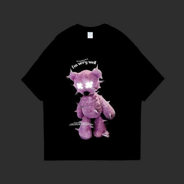 Reflective Teddy Bear T-Shirt | Streetwear Graphic Tee