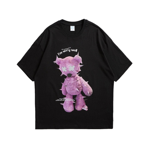 Reflective Teddy Bear T-Shirt | Streetwear Graphic Tee