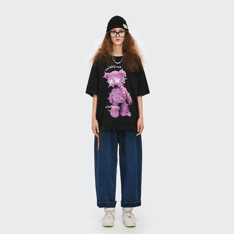 Reflective Teddy Bear T-Shirt | Streetwear Graphic Tee