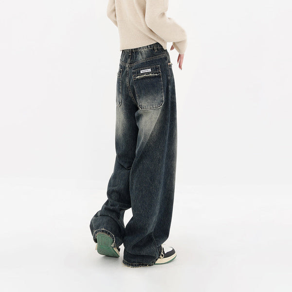 Retro High Rise Wide Leg Jeans | Women’s Baggy Denim Pants