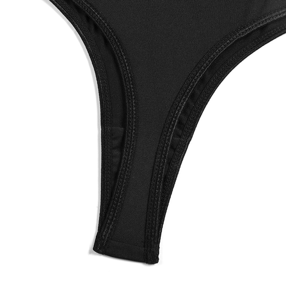 Trendy black thong: embrace comfort without compromising style