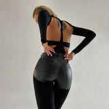 Trendy Black Bodysuit for Nights Out