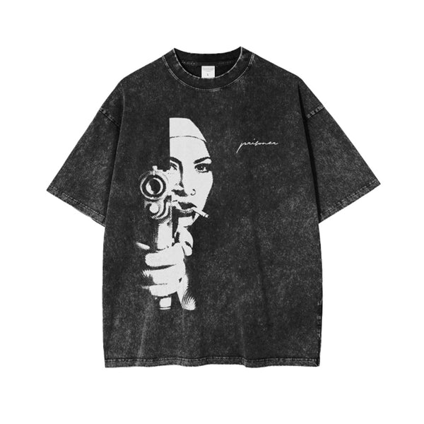Sister of Justice T-Shirt - Unisex Oversized Washed Tee