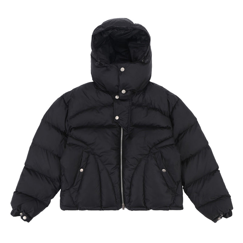 Pier One Padded Jacket In Black With Hood