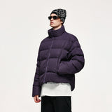 Stylish Dark Purple Winter Jacket for All Genders