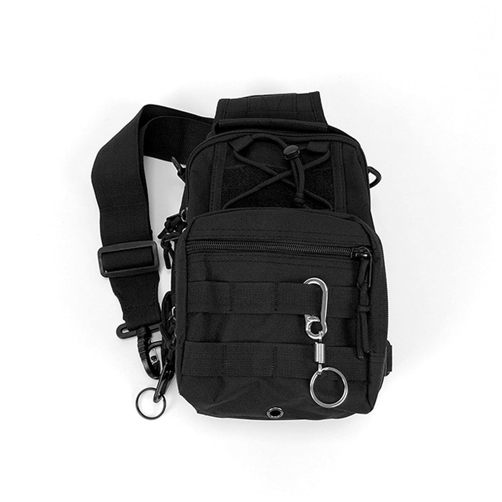 Urban Tactical Black Sling Bag - Techwear Shoulder Pack