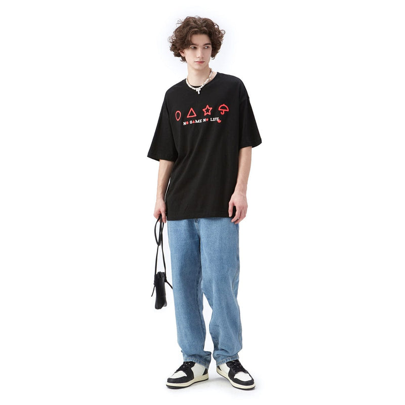 No Game No Life T-Shirt - Gamer Oversized Tee Number 456