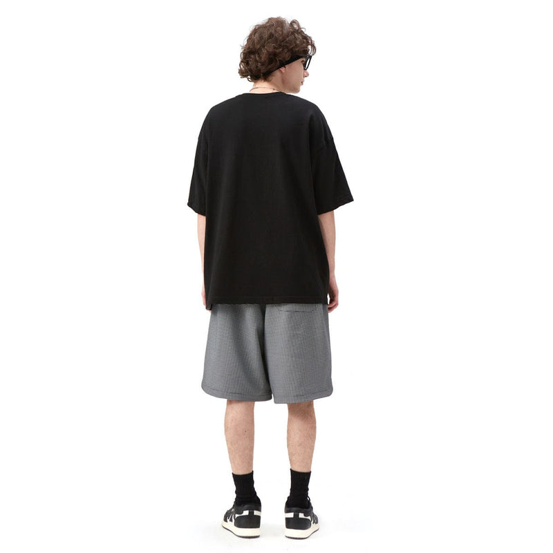 Reflective Teddy Fire Eyes T-Shirt - Graffiti Bear Tee in Black