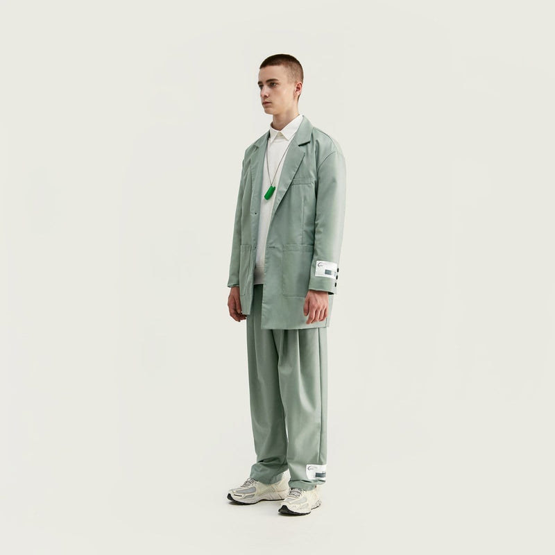 Big Label Relaxed Pants - Buy Oversized Trousers
