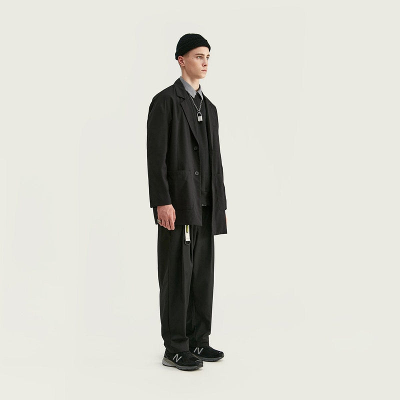 Big Label Relaxed Pants - Buy Oversized Trousers