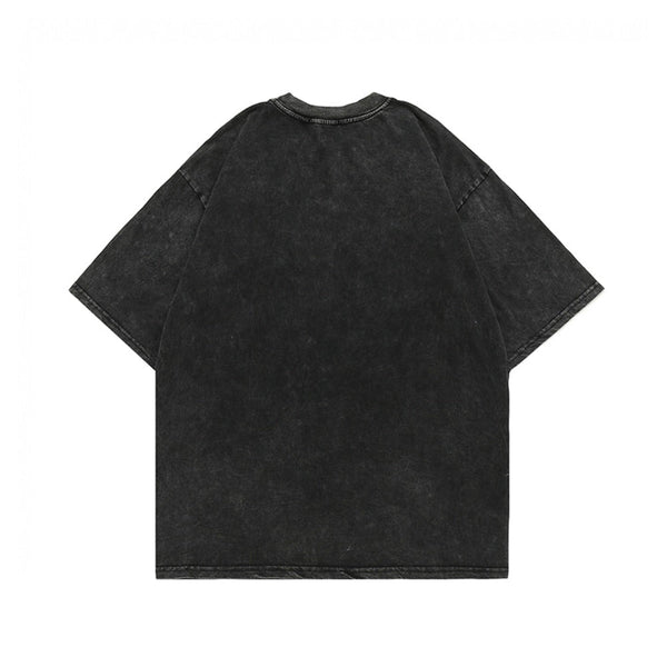Blessing T-Shirt - Vintage Washed Gothic Cross Tee