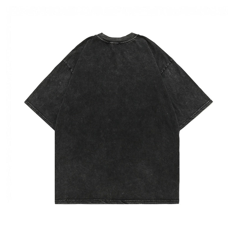 Blessing T-Shirt - Vintage Washed Gothic Cross Tee