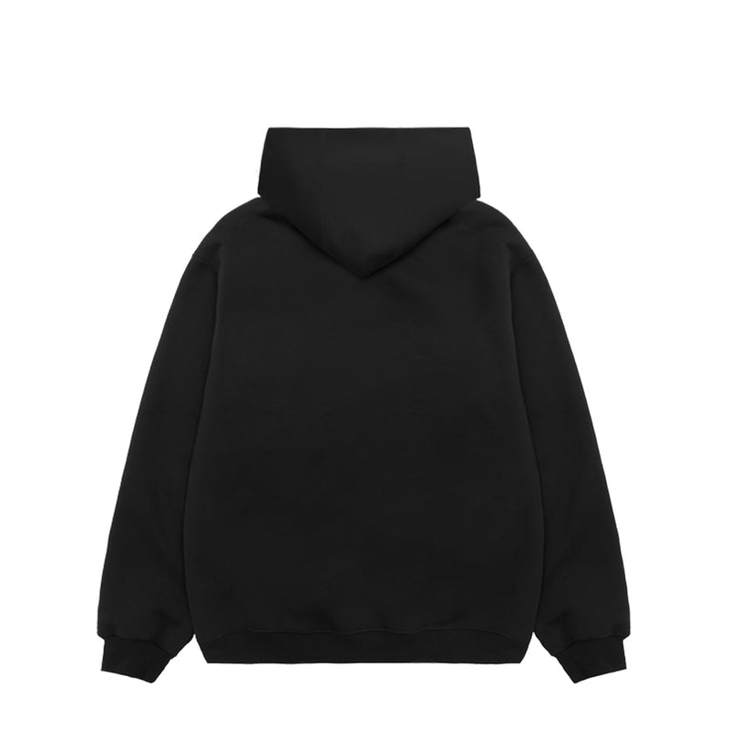 Don’t Be So Miserable Hoodie with Detachable Scarf Black