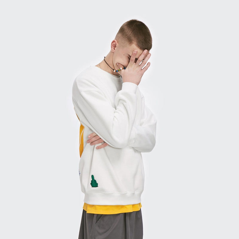 F*ck You Smiley Sweatshirt - Cactus Emoji Sweater