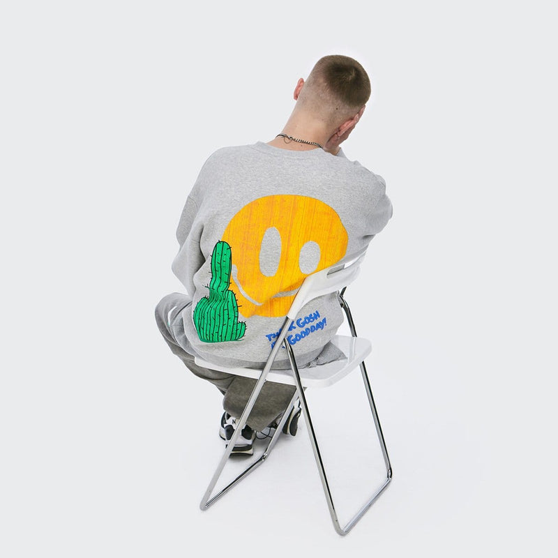 F*ck You Smiley Sweatshirt - Cactus Emoji Sweater