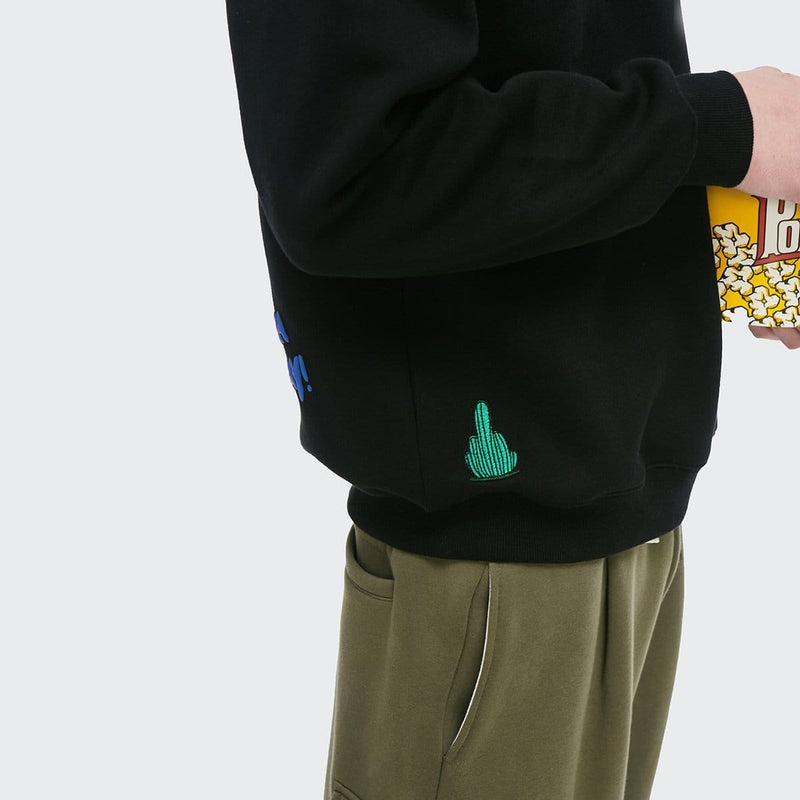 F*ck You Smiley Sweatshirt - Cactus Emoji Sweater