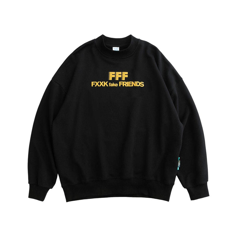 Fxxk Fake Friends Sweatshirt - Relaxed Fit Sweater