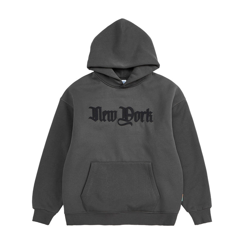 Gothic New York Hoodie - Unisex Relaxed Fit Fleece Pullover