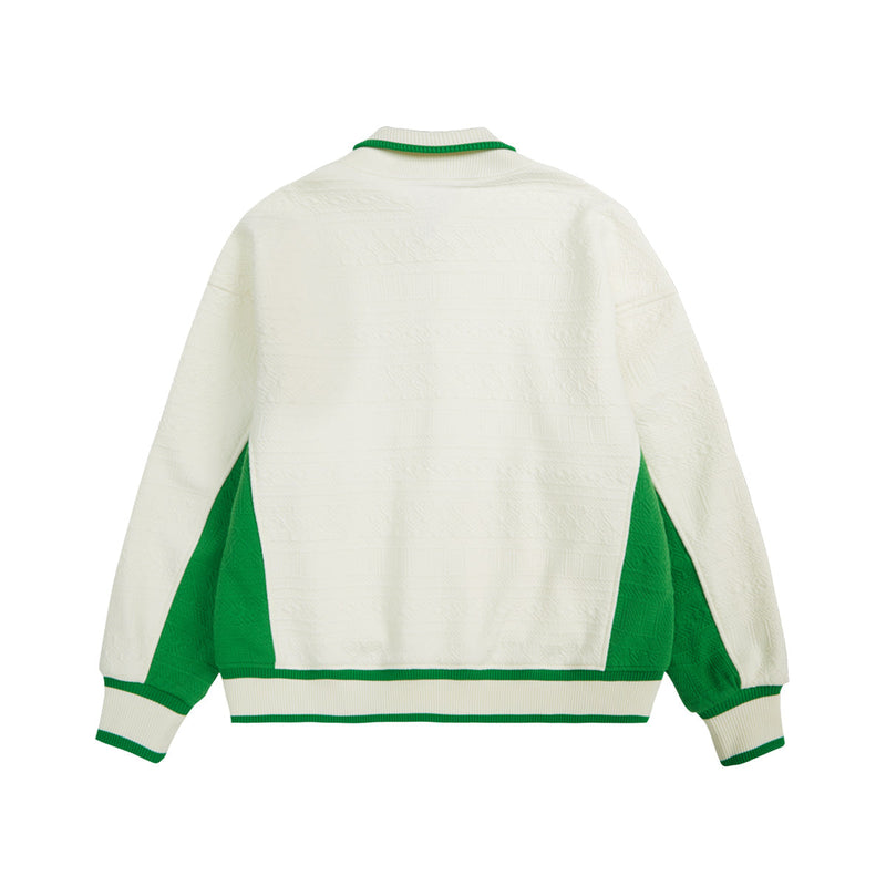 Jacquard Varsity Jacket - Vintage Baseball Jacket