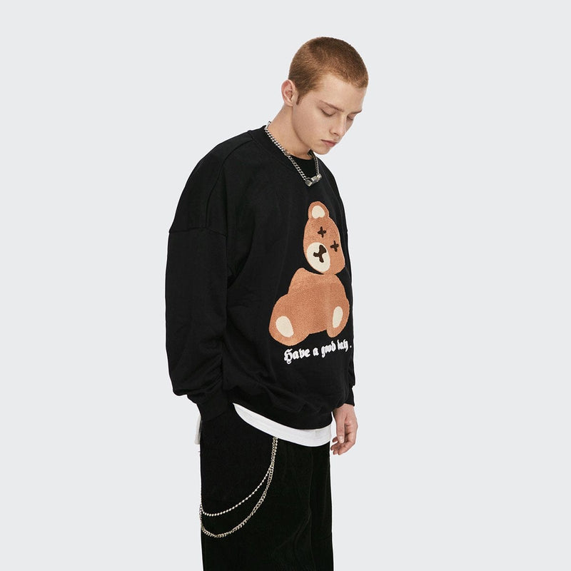 Killed Teddy Bear Sweatshirt - Relaxed Fit Sweater