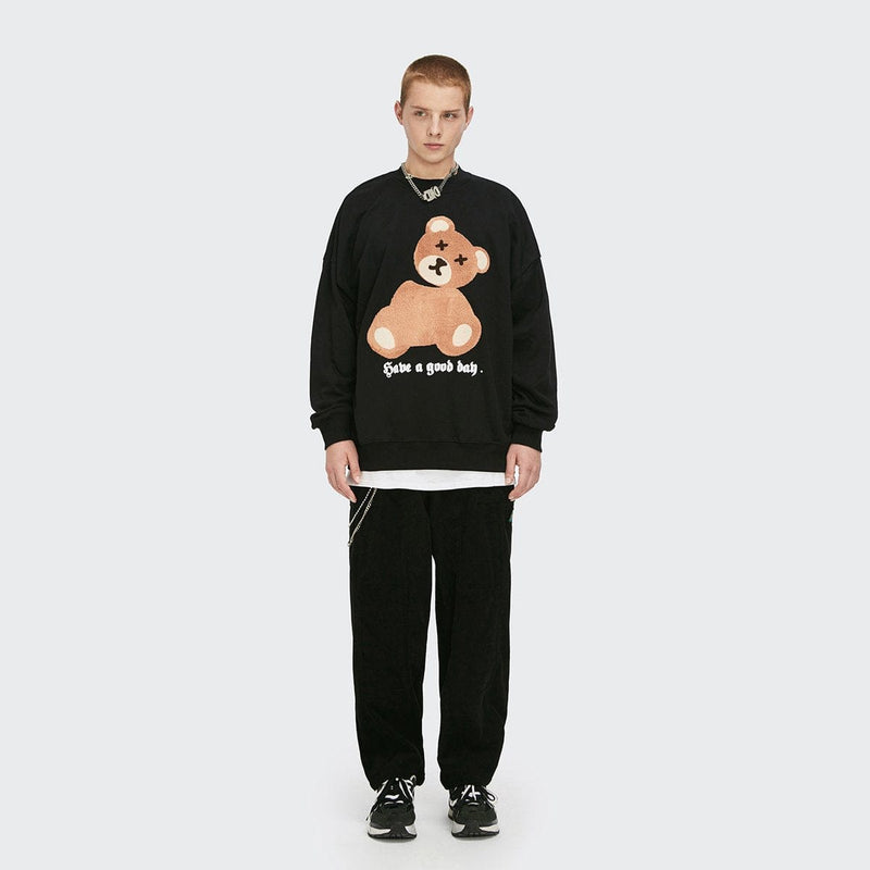 Killed Teddy Bear Sweatshirt - Relaxed Fit Sweater