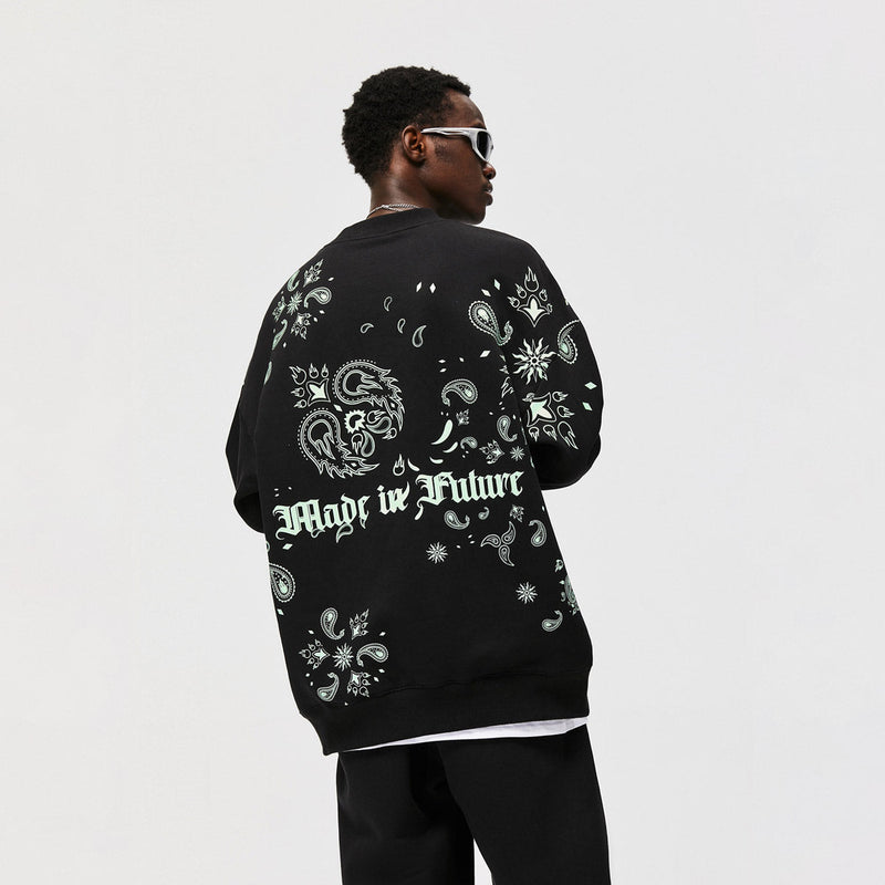 Made in Future Reflective Sweatshirt - Relaxed Fit Crewneck