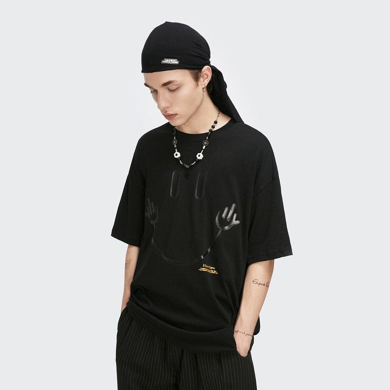 Middle Finger T-Shirt - Hip Hop Oversized Tee
